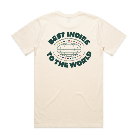 Best Indies To The World - Ecru T-Shirt