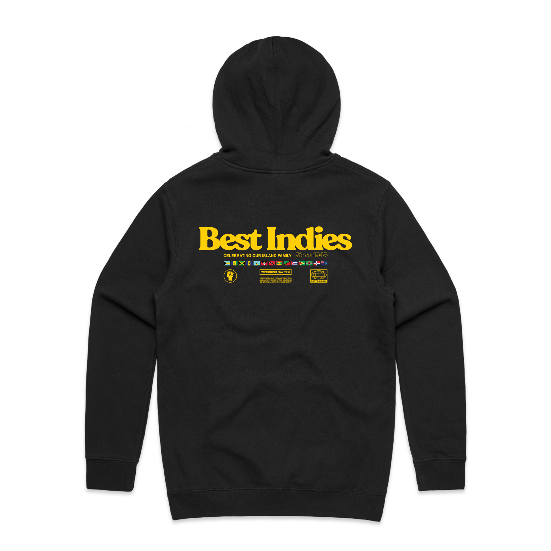 Best Indies Black Hoodie OUR YARD
