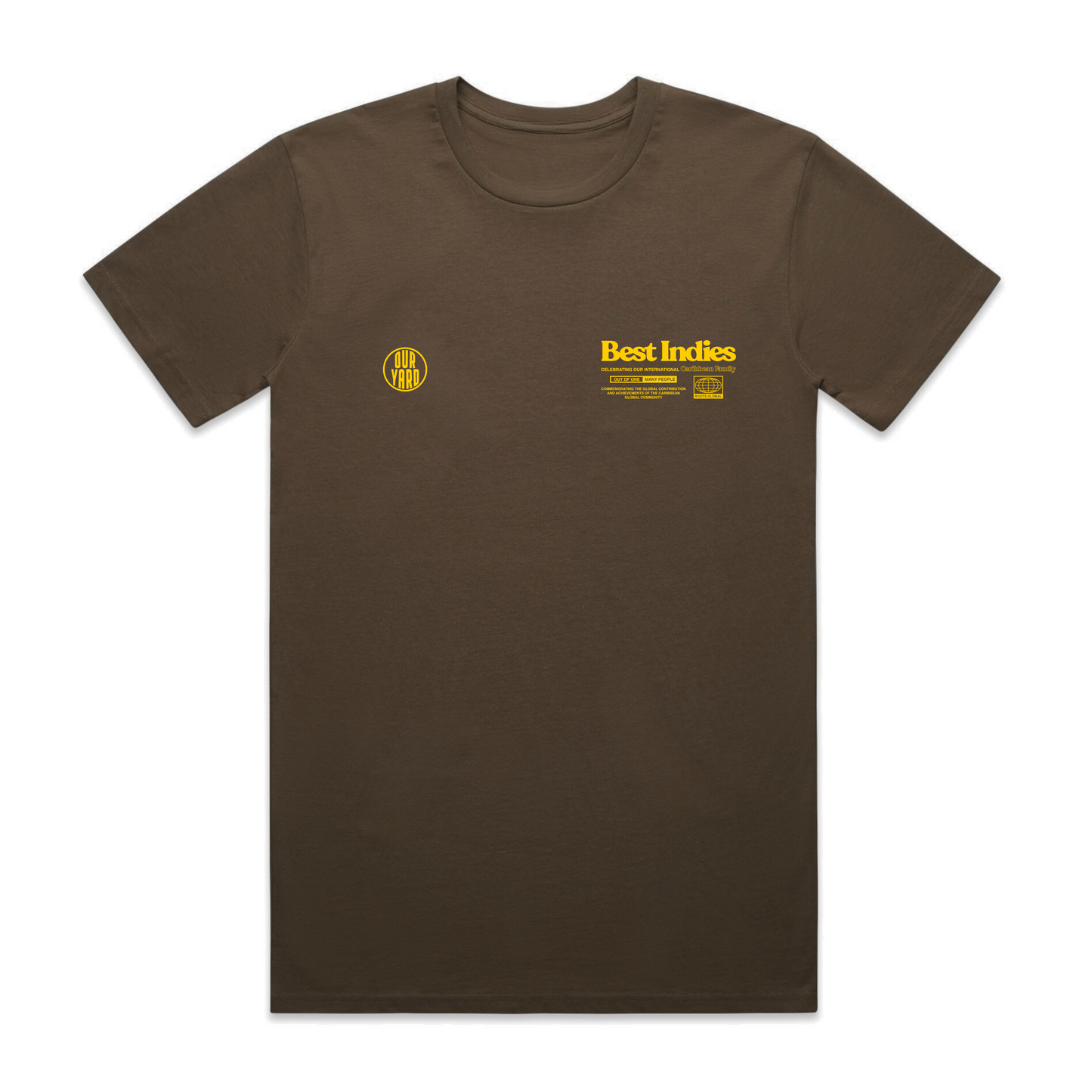 Best Indies To The World - Walnut T-Shirt