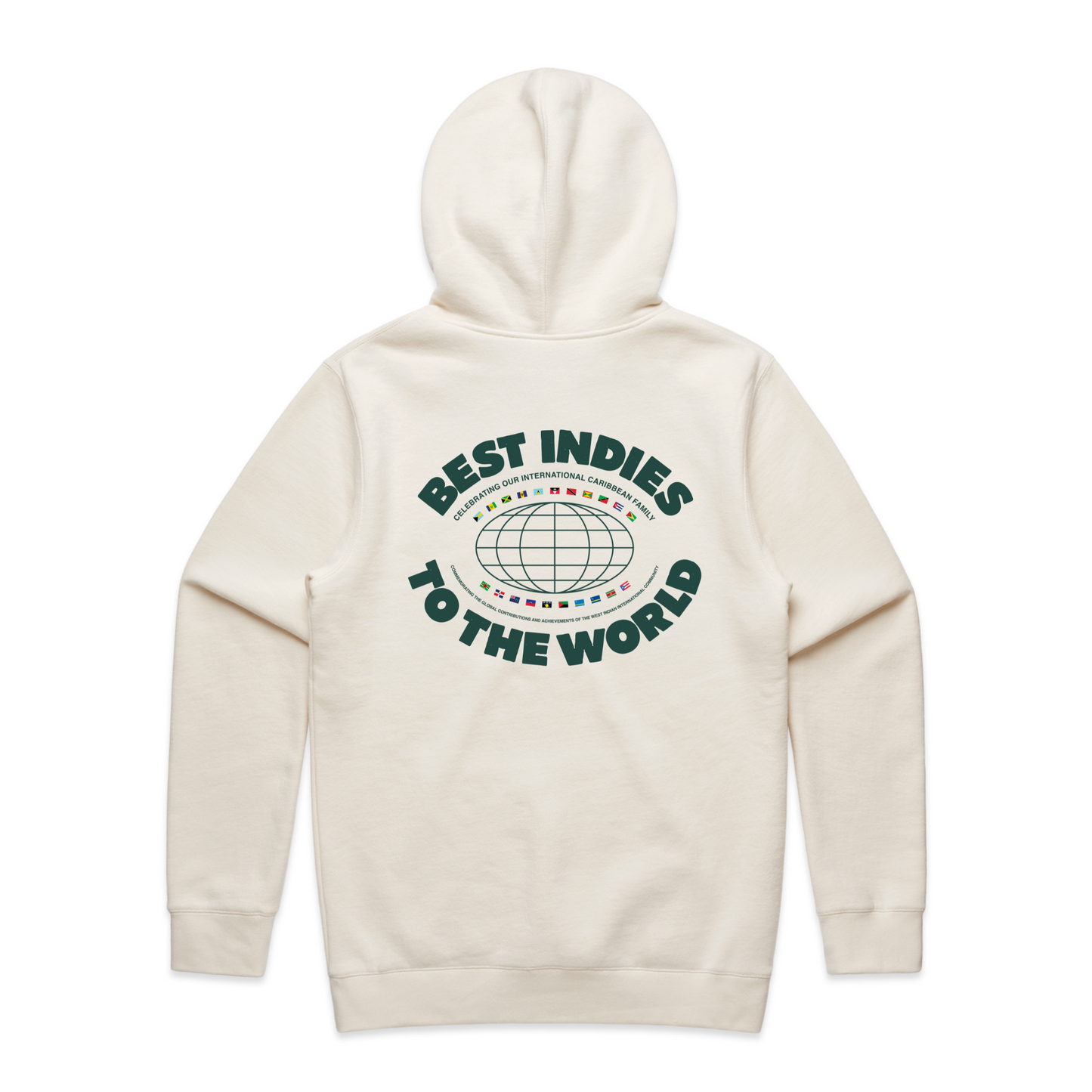 Best Indies To The World - Ecru Hoodie